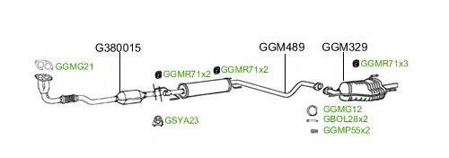 Система выпуска ОГ GT Exhaust 2449