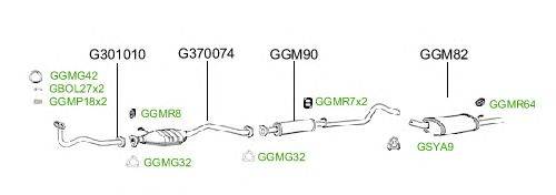 Система выпуска ОГ GT Exhaust 2618