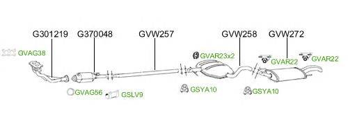 Система выпуска ОГ GT Exhaust 2763