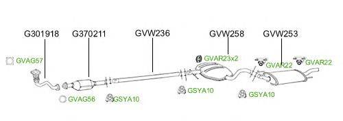 Система выпуска ОГ GT Exhaust 2774