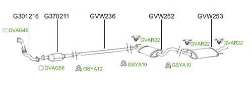 Система выпуска ОГ GT Exhaust 2778