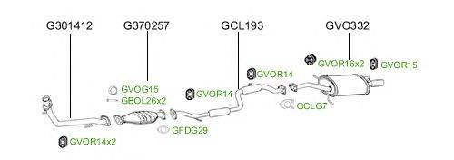 Система выпуска ОГ GT Exhaust 2924