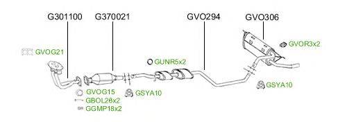 Система выпуска ОГ GT Exhaust 2961