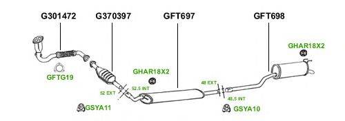 Система выпуска ОГ GT Exhaust 3003