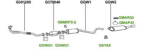 Система выпуска ОГ GT Exhaust 301