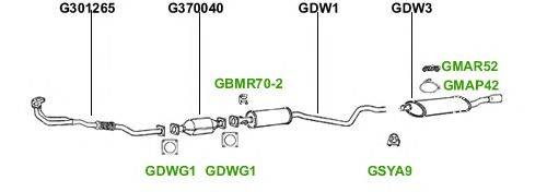Система выпуска ОГ GT Exhaust 303