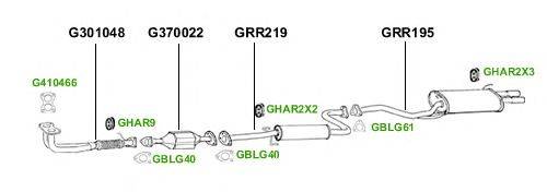 Система выпуска ОГ GT Exhaust 3899