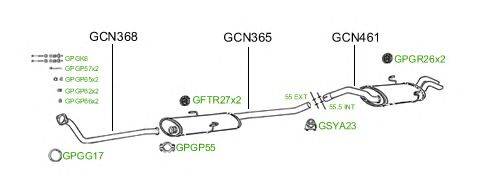 Система выпуска ОГ GT Exhaust 413