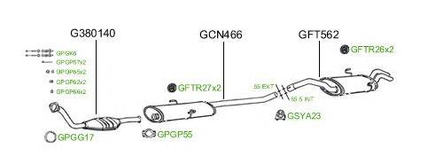 Система выпуска ОГ GT Exhaust 415