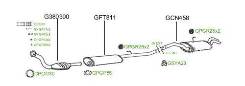 Система выпуска ОГ GT Exhaust 417