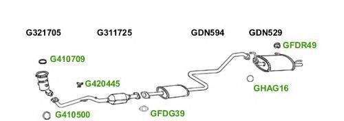 Система выпуска ОГ GT Exhaust 4306