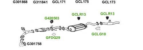 Система выпуска ОГ GT Exhaust 4905