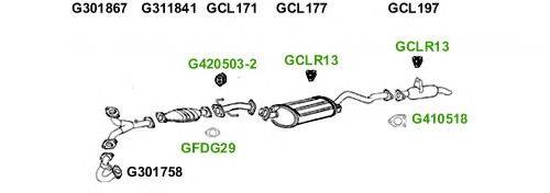 Система выпуска ОГ GT Exhaust 4915