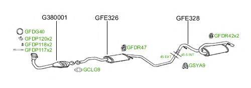 Система выпуска ОГ GT Exhaust 516