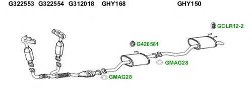 Система выпуска ОГ GT Exhaust 5227