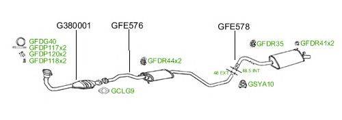 Система выпуска ОГ GT Exhaust 537