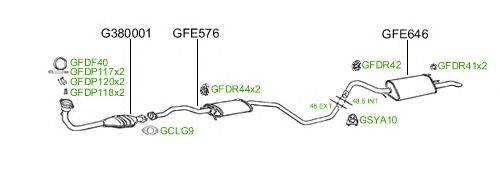 Система выпуска ОГ GT Exhaust 539