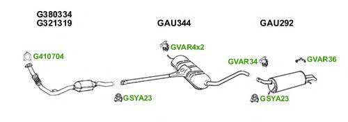 Система выпуска ОГ GT Exhaust 6065