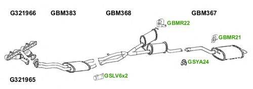 Система выпуска ОГ GT Exhaust 6144