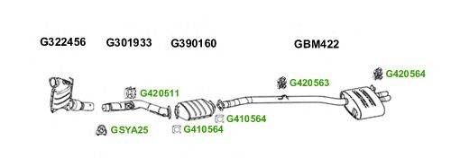 Система выпуска ОГ GT Exhaust 6179