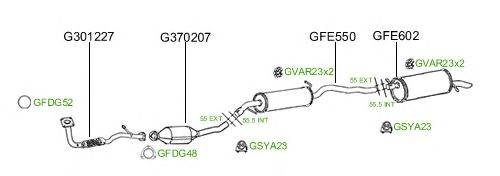 Система выпуска ОГ GT Exhaust 688