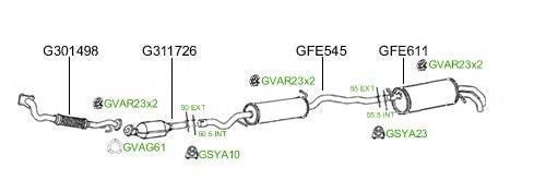 Система выпуска ОГ GT Exhaust 692