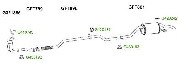 Система выпуска ОГ GT Exhaust 7817