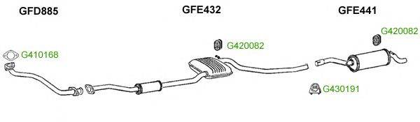 Система выпуска ОГ GT Exhaust 9269