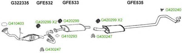 Система выпуска ОГ GT Exhaust 9290