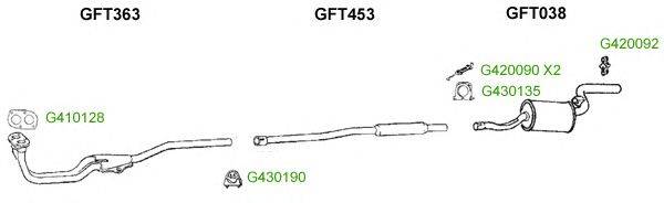 Система выпуска ОГ GT Exhaust 9482