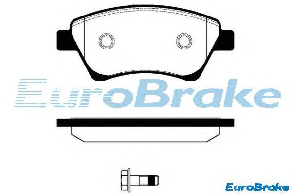 Комплект тормозных колодок, дисковый тормоз EUROBRAKE 5501223951