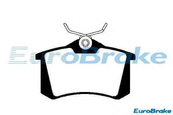 Комплект тормозных колодок, дисковый тормоз EUROBRAKE 5501229970