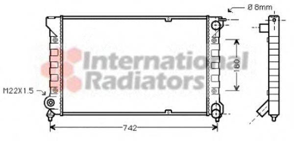 Радиатор, охлаждение двигателя 4SEASONS 131005