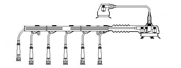 Комплект проводов зажигания BREMI 786/100