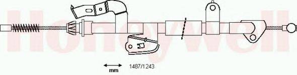 Трос, стояночная тормозная система BENDIX 433141B