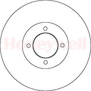 Тормозной диск BENDIX 561638B