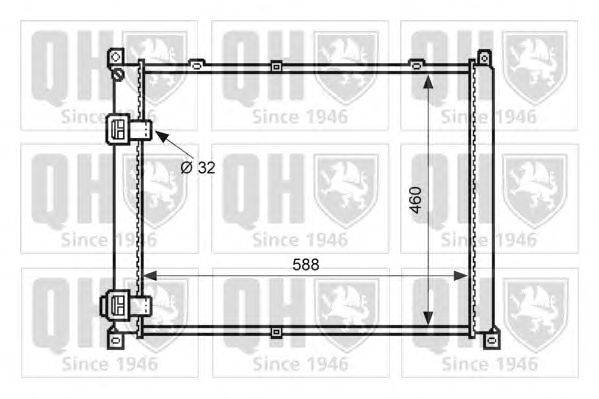 Радиатор, охлаждение двигателя QUINTON HAZELL QER1536