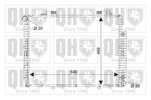 Радиатор, охлаждение двигателя QUINTON HAZELL QER1712