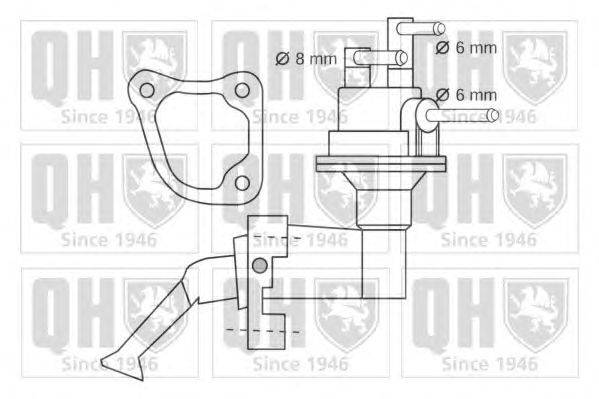 Топливный насос QUINTON HAZELL QFP134