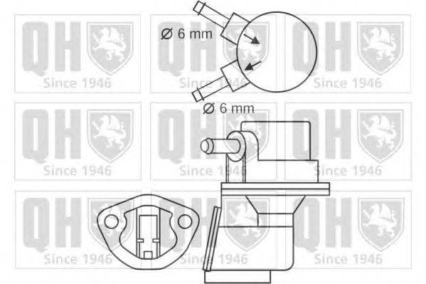 Топливный насос QUINTON HAZELL QFP98