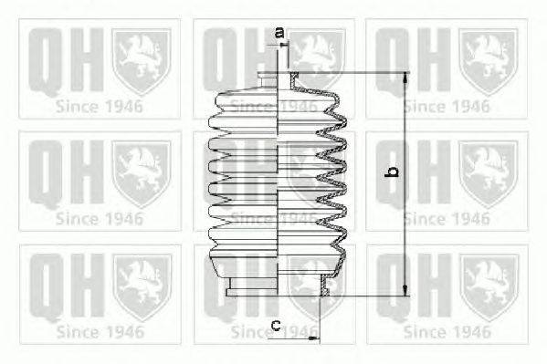 Комплект пылника, рулевое управление QUINTON HAZELL QG1204