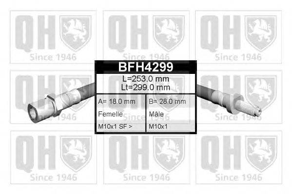 Тормозной шланг QUINTON HAZELL BFH4299