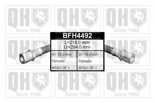 Тормозной шланг QUINTON HAZELL BFH4492