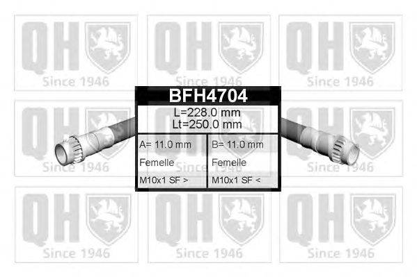 Тормозной шланг QUINTON HAZELL BFH4704