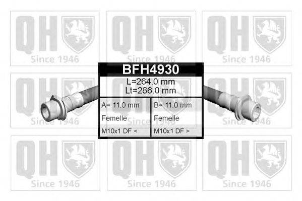 Тормозной шланг QUINTON HAZELL BFH4930