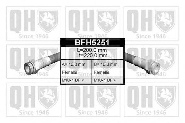 Тормозной шланг QUINTON HAZELL BFH5251