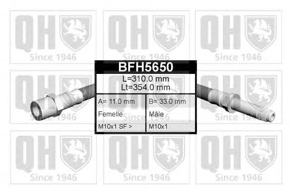Тормозной шланг QUINTON HAZELL BFH5650