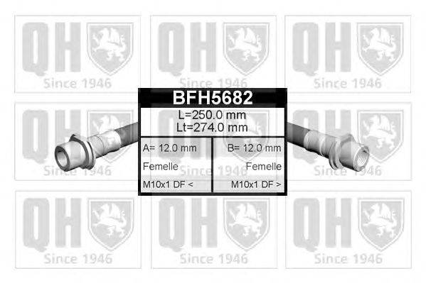 Тормозной шланг QUINTON HAZELL BFH5682