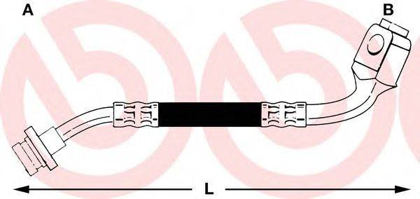 Тормозной шланг BREMBO T 24 043