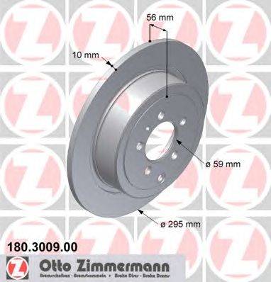 Тормозной диск ZIMMERMANN 180.3009.00